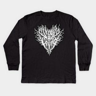 You are loved death metal design Kids Long Sleeve T-Shirt